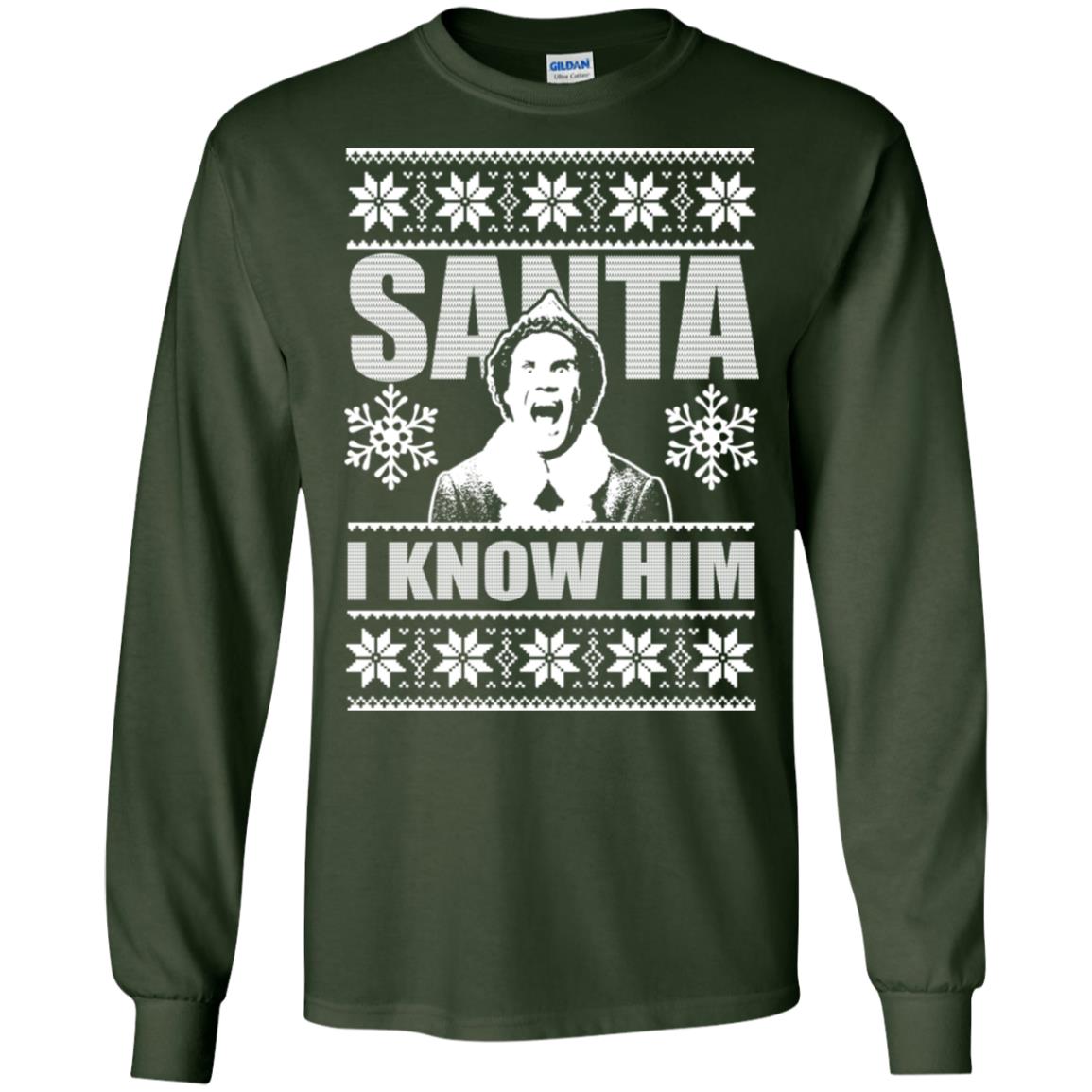 Santa I Know Him Christmas Sweater - TeeDragons