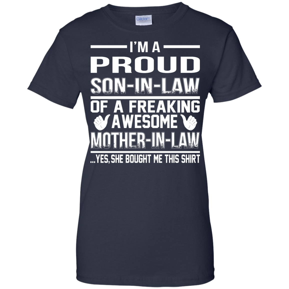 Proud Son-In-Law Of A Freaking Awesome Mother-In-Law Shirt, Hoodie, Tank - TeeDragons