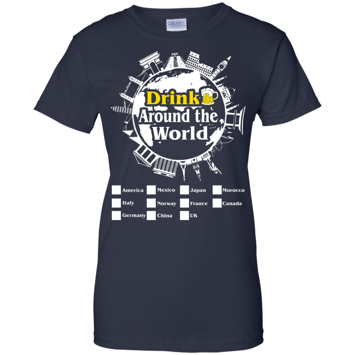 Drink Around The World Shirt, Hoodie, Tank - TeeDragons
