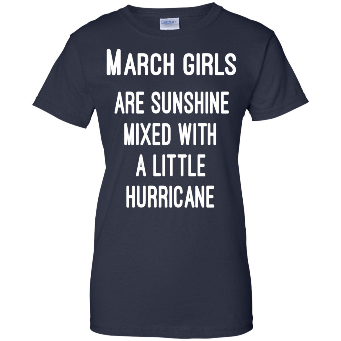 March Girls Are Sunshine Mixed With A Little Hurricane Shirt, Hoodie - TeeDragons