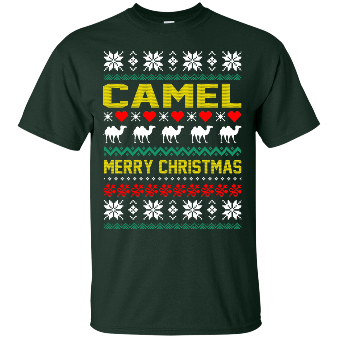 Camel Merry Christmas Sweater, Hoodie - TeeDragons