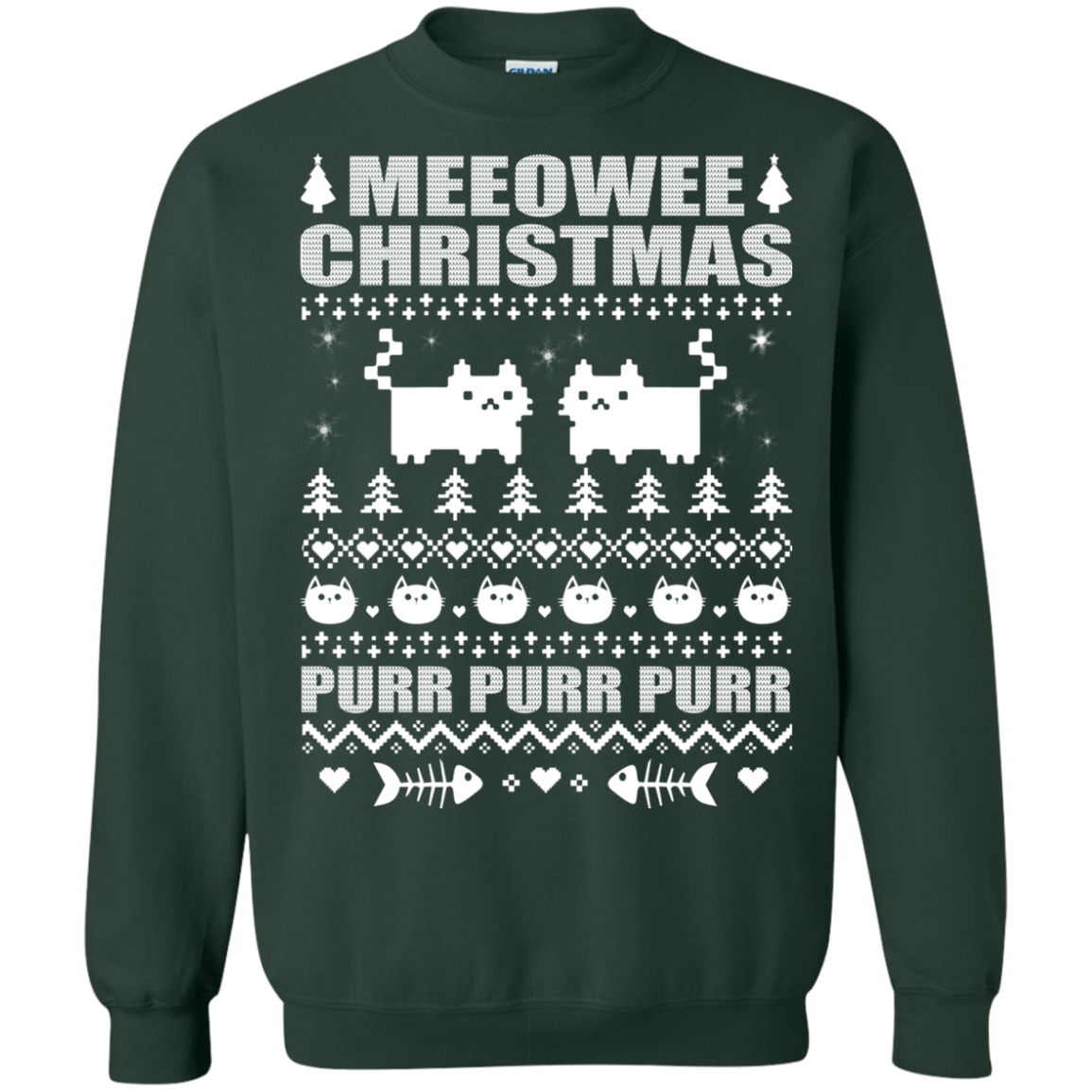 Meeowee Christmas Ugly Sweater, Hoodie - TeeDragons