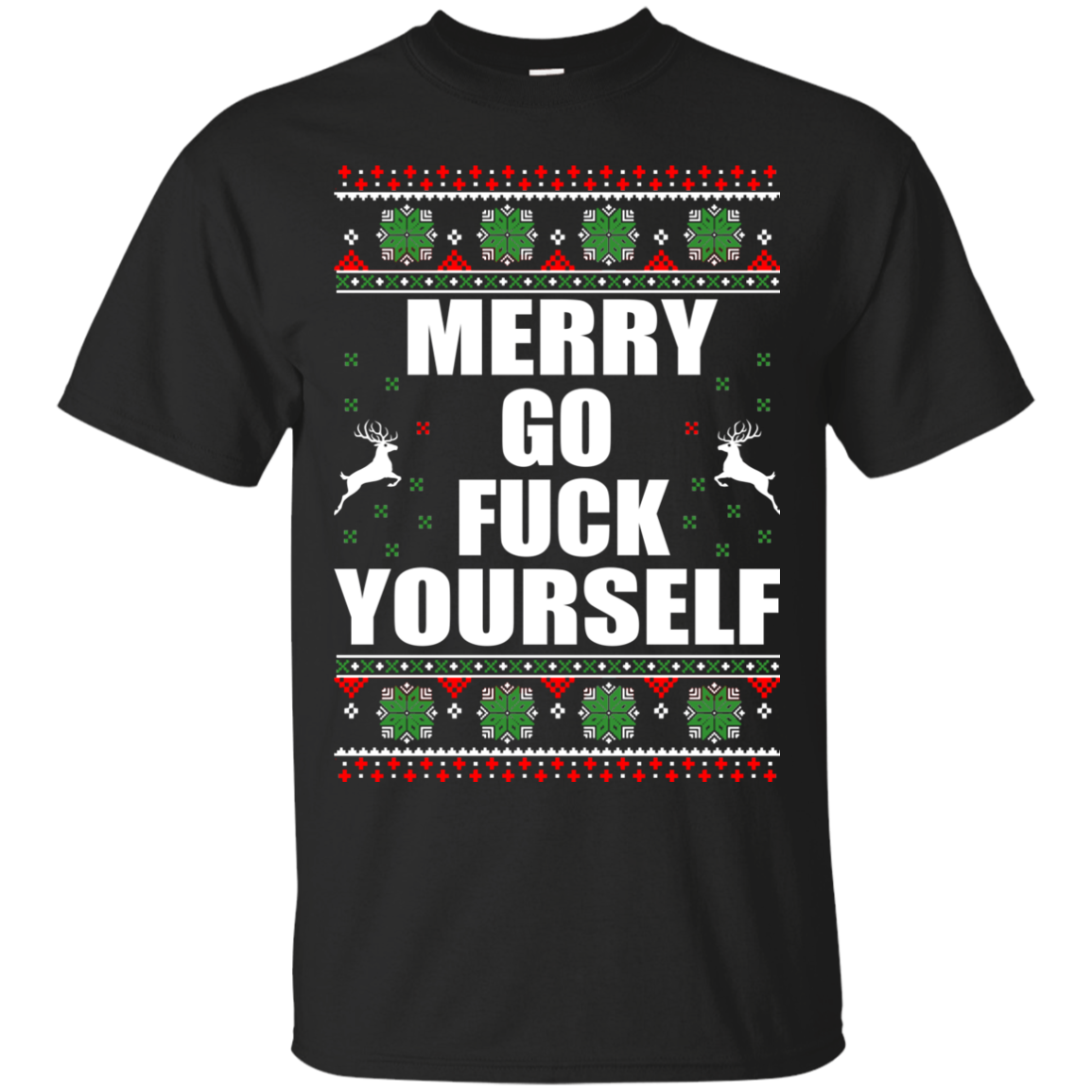 Merry Go Fuck Yourself Christmas Sweater - TeeDragons