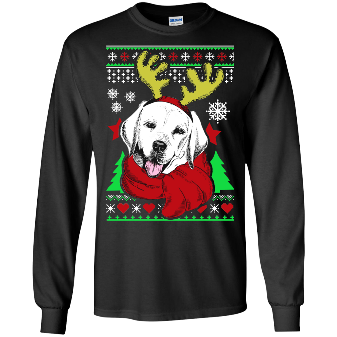 Labrador Ugly Christmas Sweater - TeeDragons