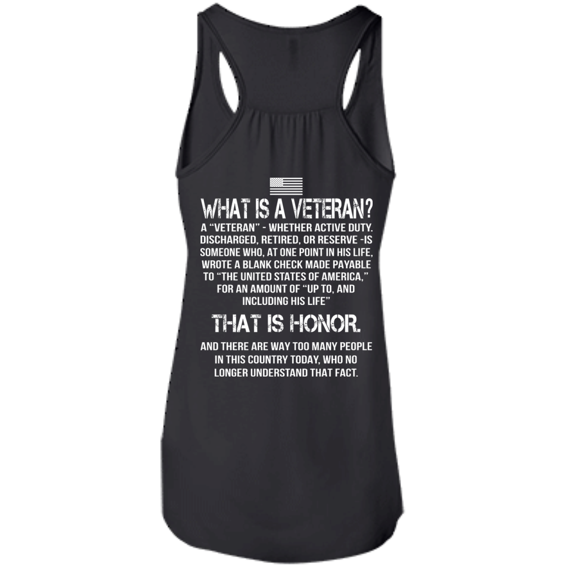 What Is A Veteran? - That Is Honor Shirt - Back Design - TeeDragons