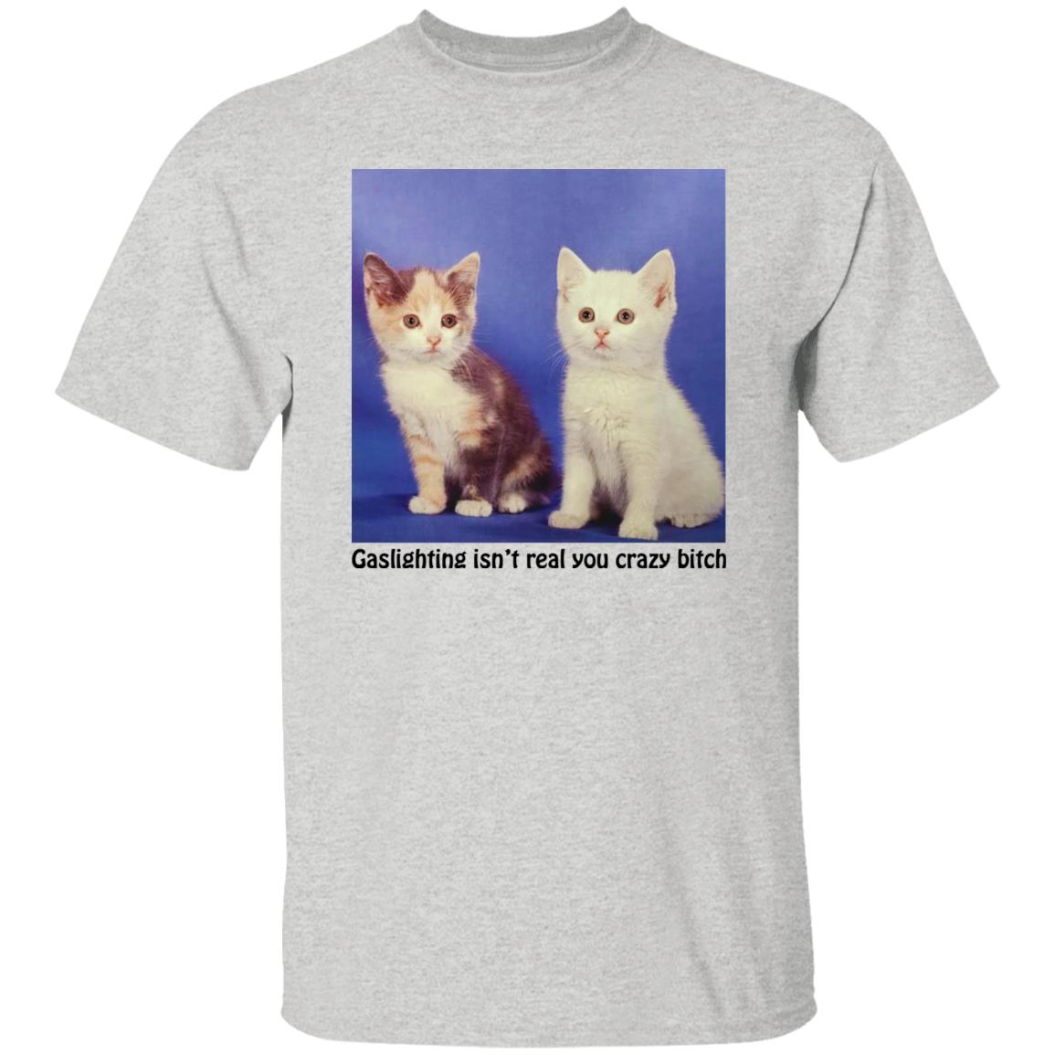 Cats – Gaslighting Isn’t Real You Crazy Bitch Shirt
