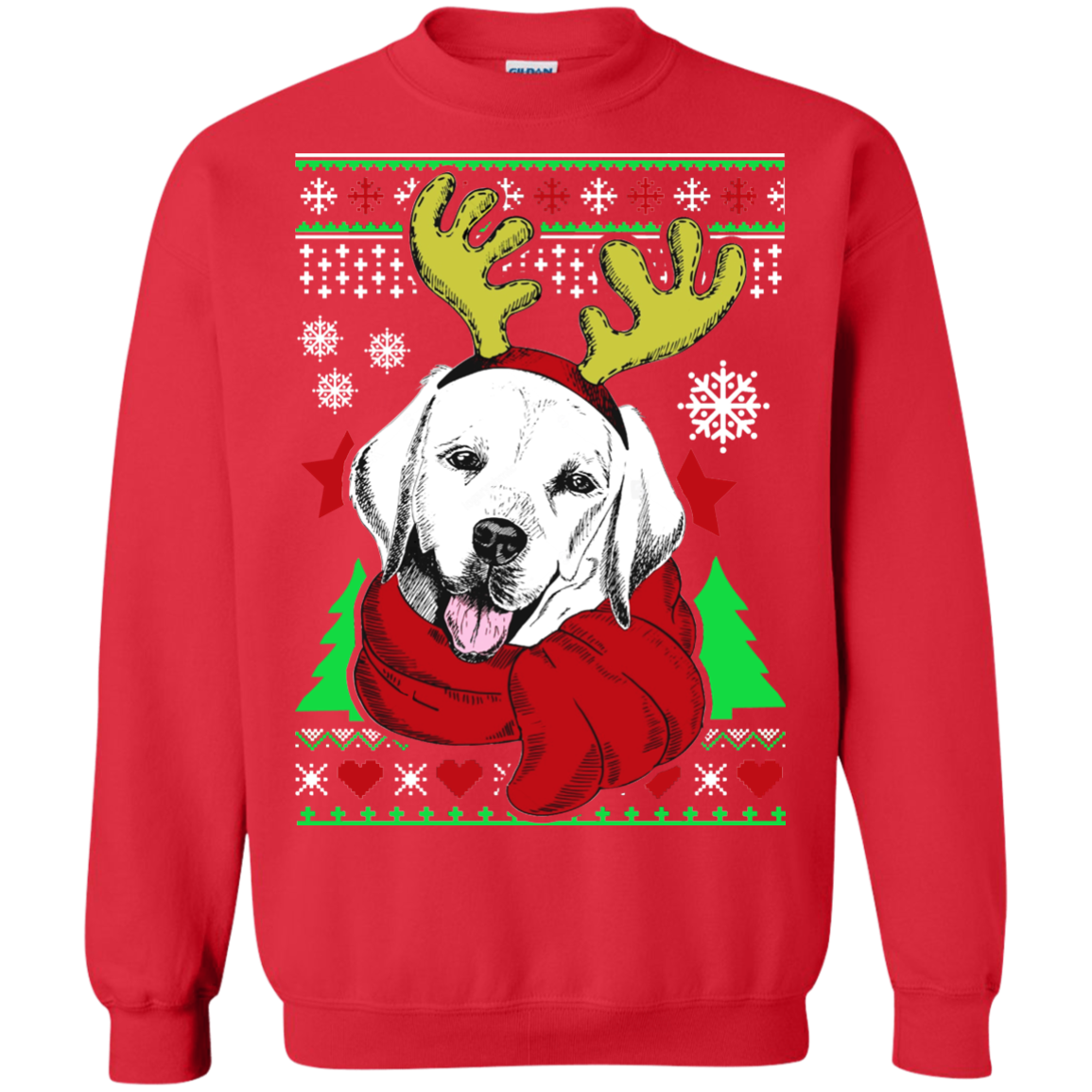Labrador Ugly Christmas Sweater - TeeDragons