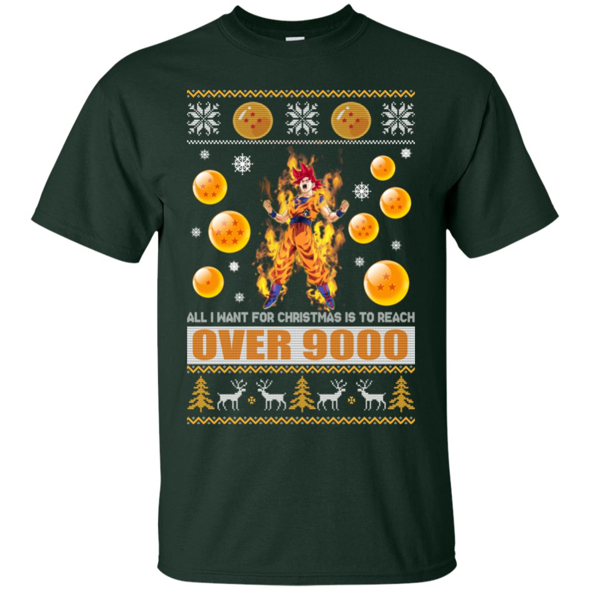 All I Want For Christmas Is To Reach Over 9000 Sweater - TeeDragons