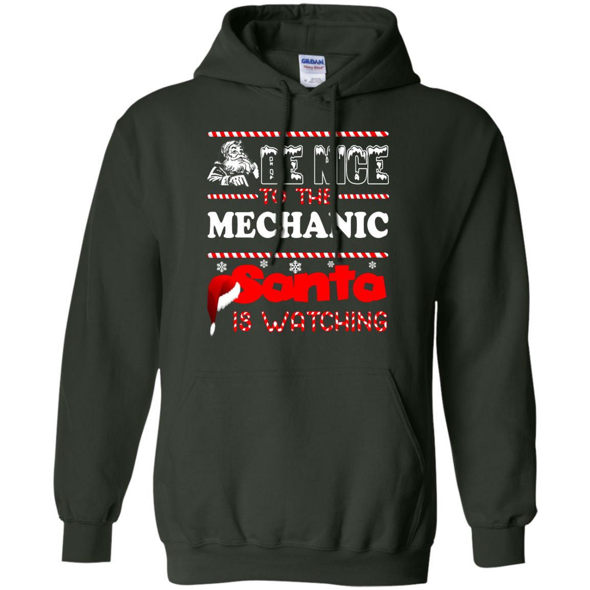 Be Nice To The Mechanic Santa Is Watching Shirt, Hoodie, Tank - TeeDragons