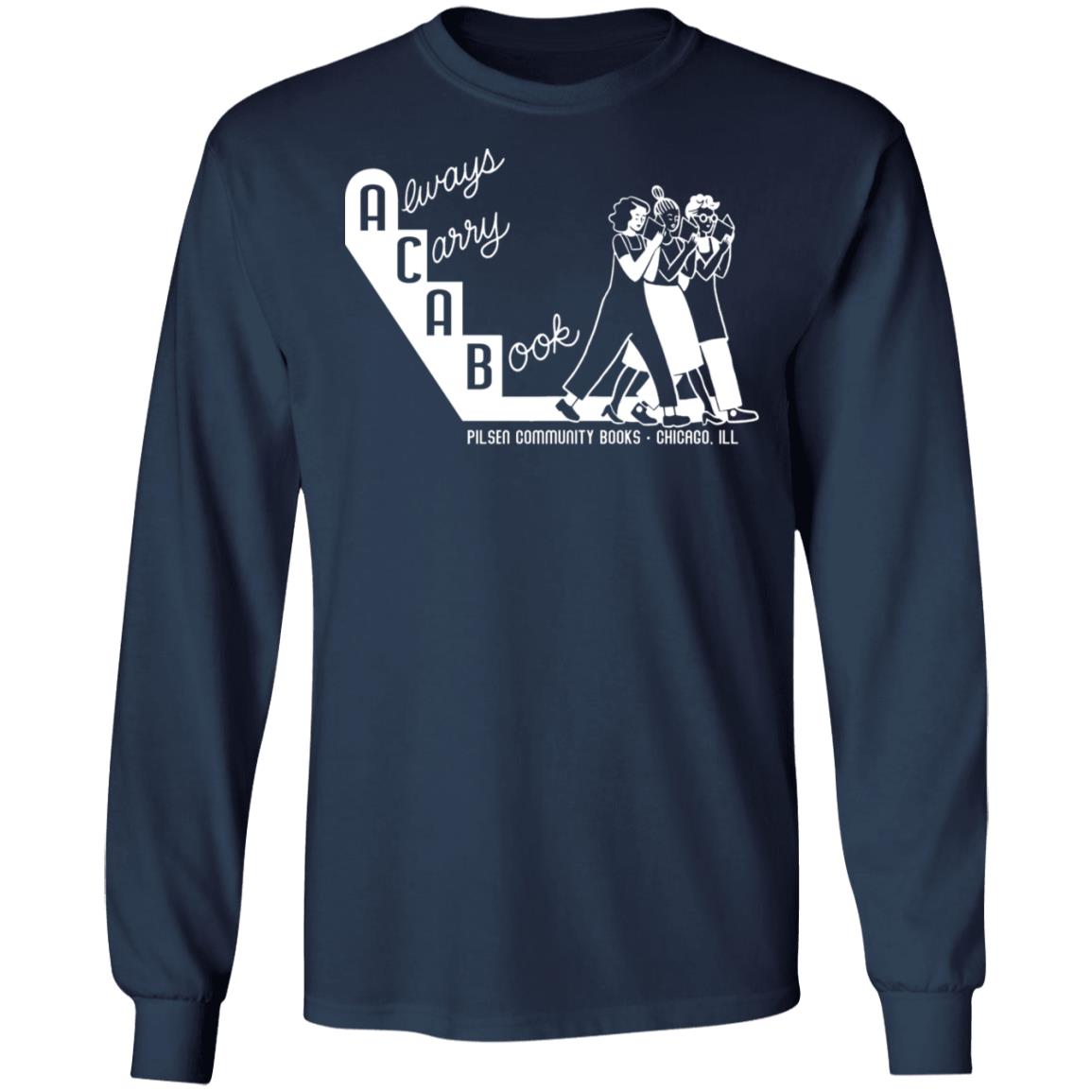 Always carry a book shirt