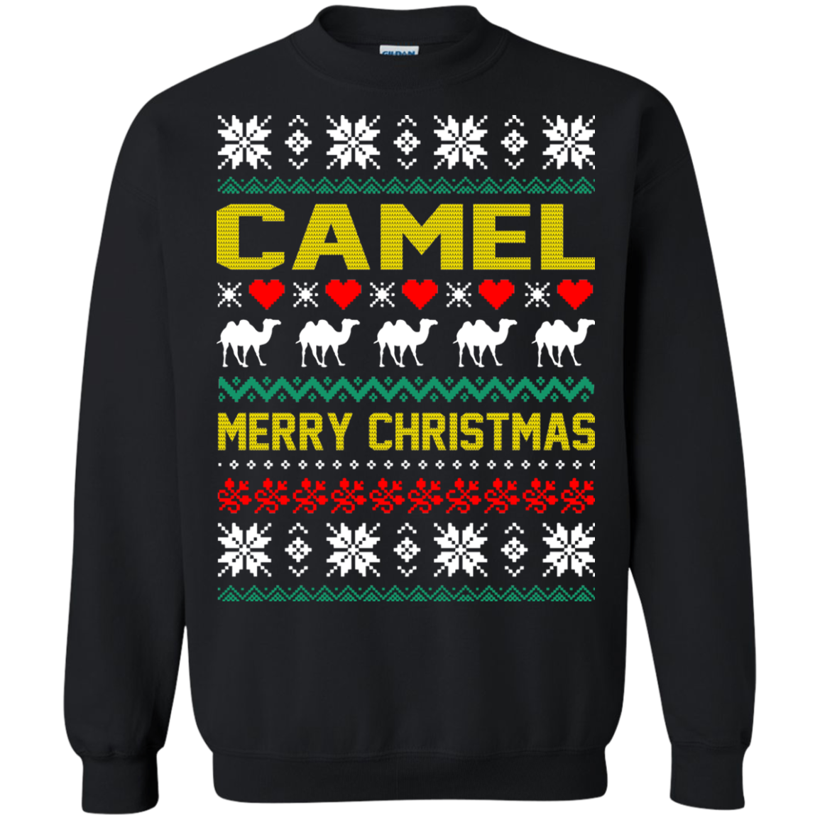 Camel Merry Christmas Sweater, Hoodie - TeeDragons