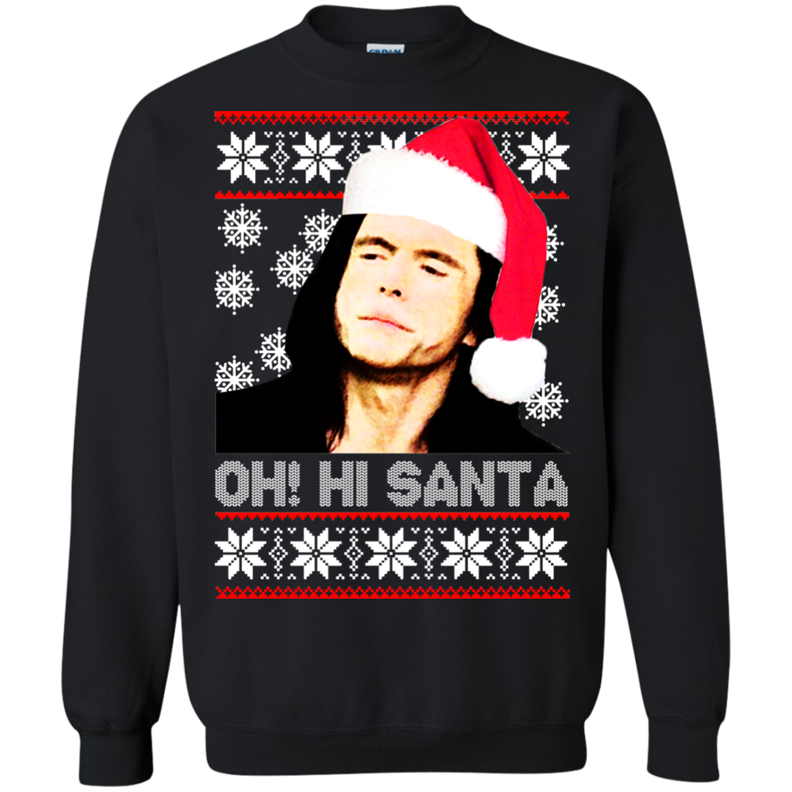 The Room - Oh! Hi Santa Christmas Sweater - TeeDragons