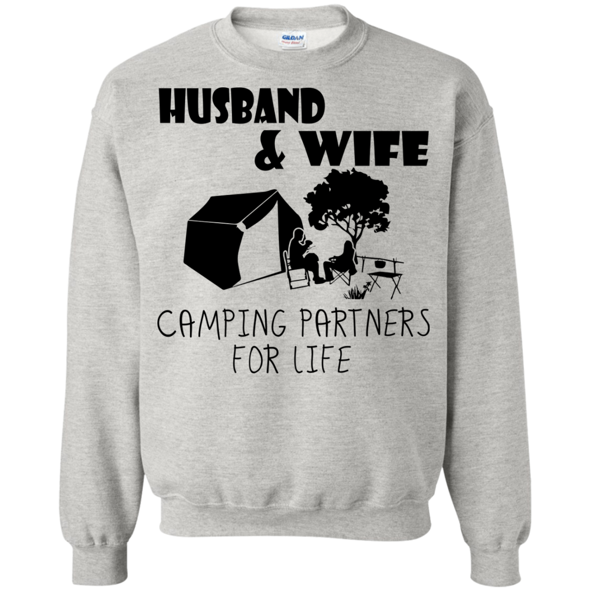 Husband And Wife - Camping Partners For Life Shirt, Hoodie, Tank - TeeDragons