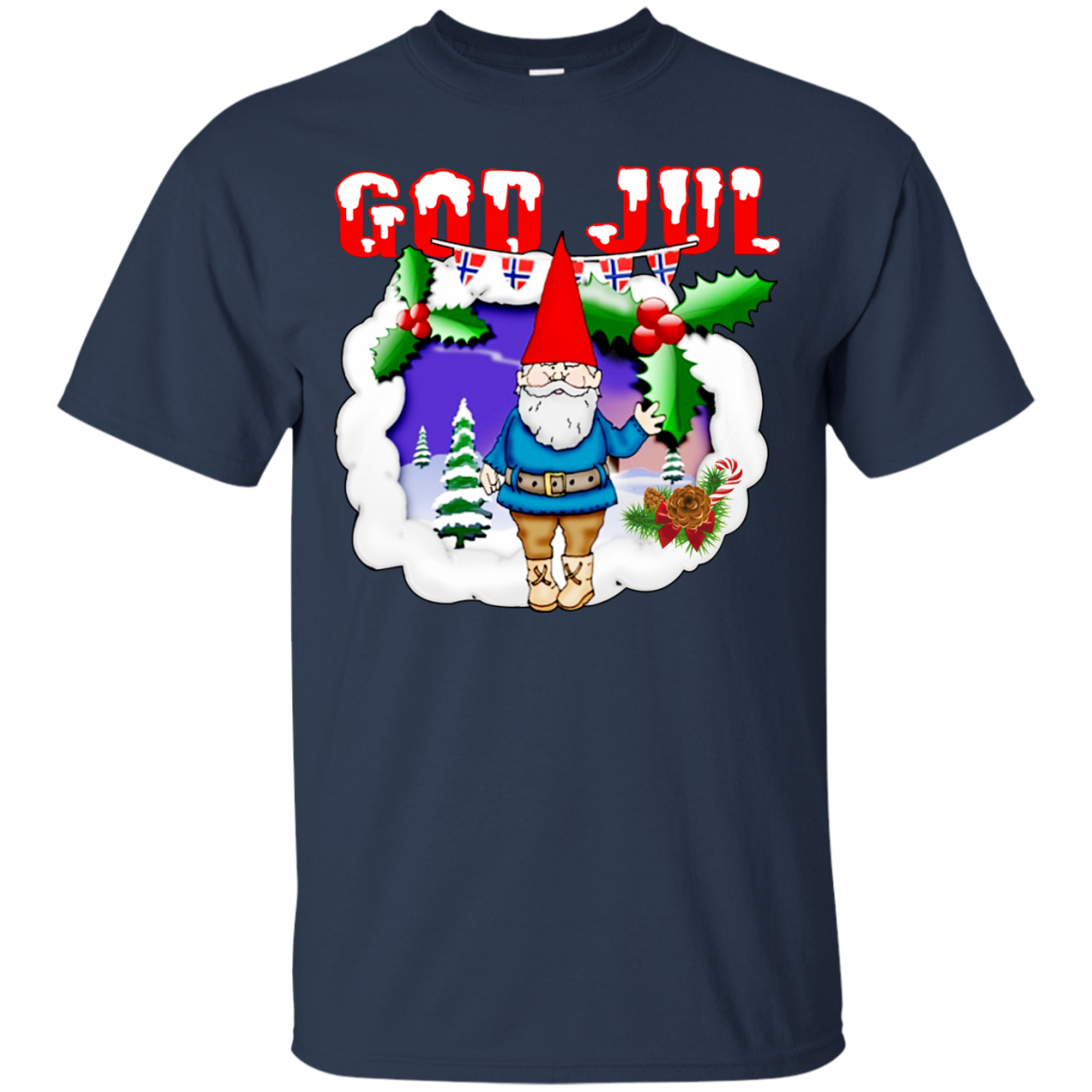 Christmas God Jul Ugly Sweater - TeeDragons