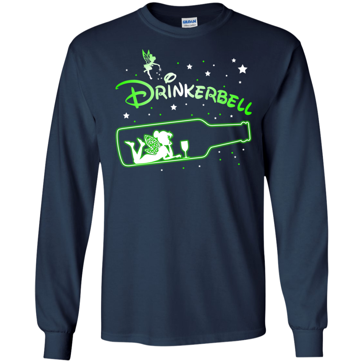 Drinkerbell Christmas Shirt, Sweatshirt, Tank - TeeDragons