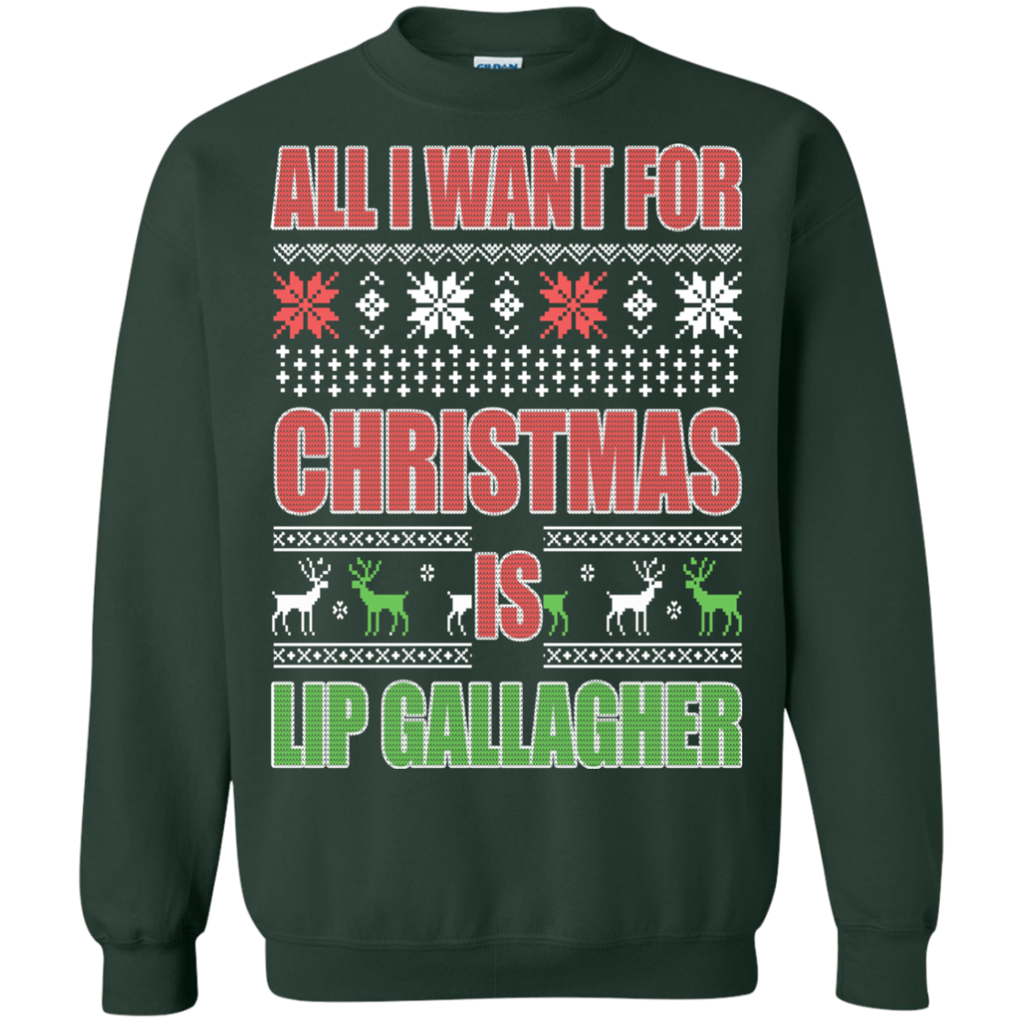 All I Want For Christmas Is Lip Gallagher Christmas Sweater - TeeDragons