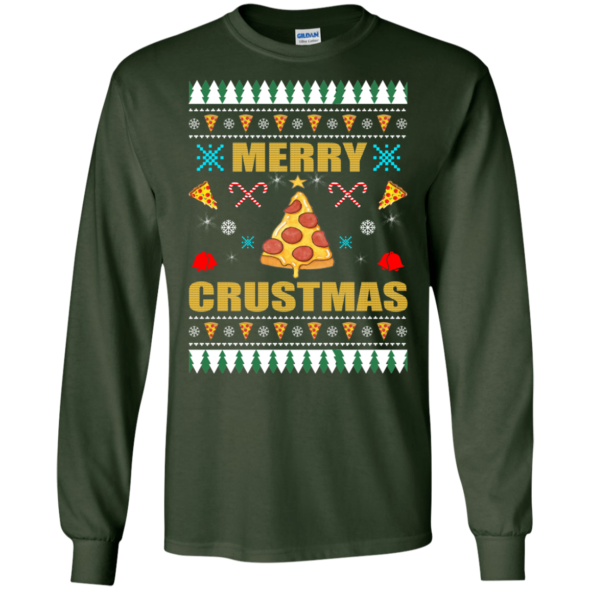 Merry Crustmas Christmas Sweater - TeeDragons