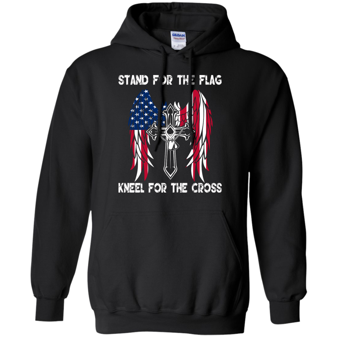 Stand For The Flag Kneel For The Cross Shirt, Hoodie, Tank - TeeDragons