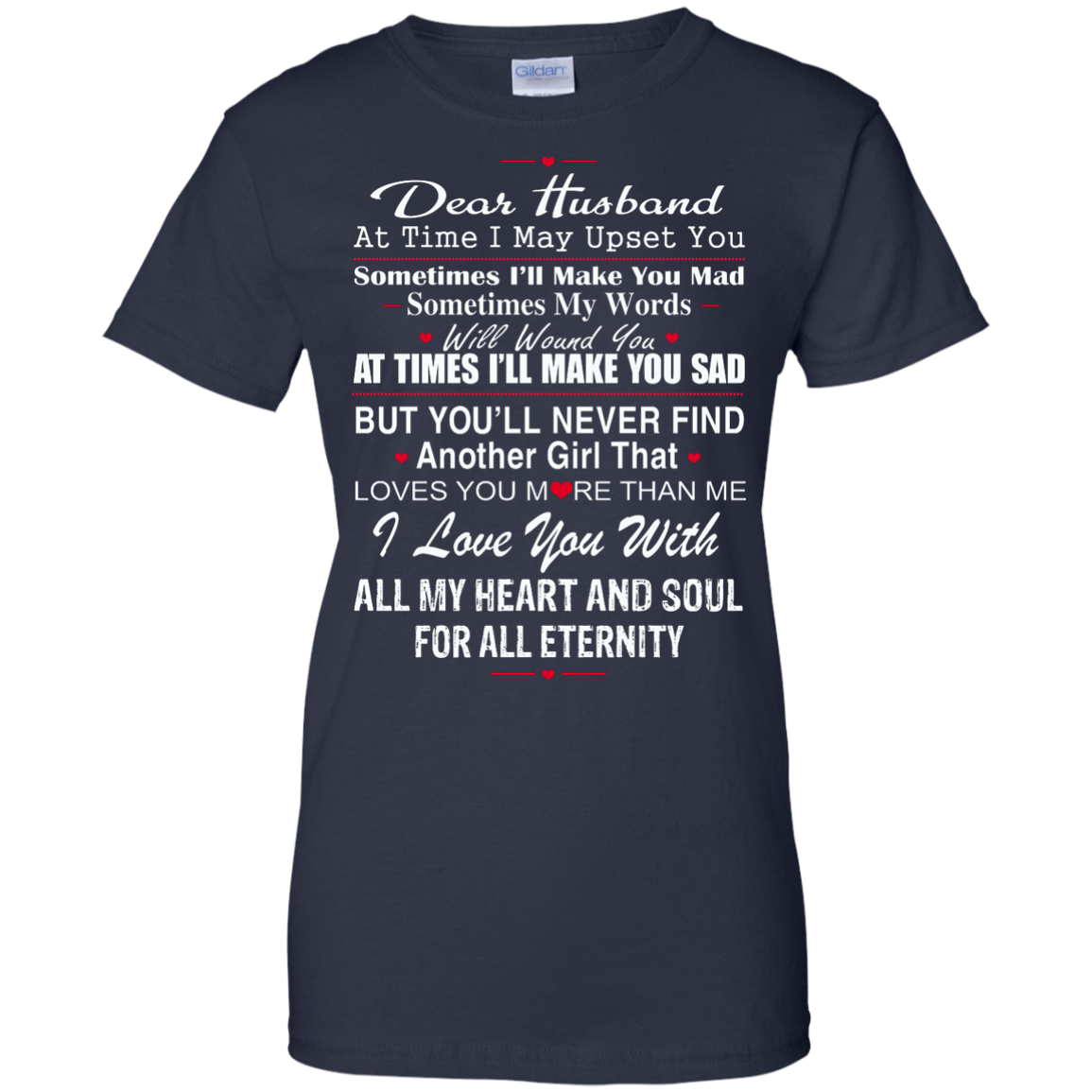 Dear Husband - Love You With All My Heart Shirt, Hoodie, Tank - TeeDragons
