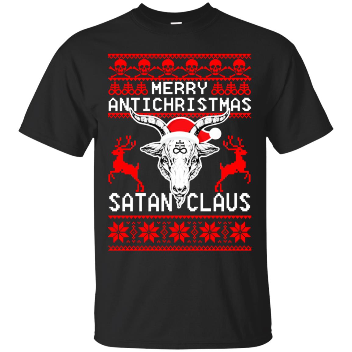 Merry Antichristmas Santa Claus Christmas Sweater - TeeDragons