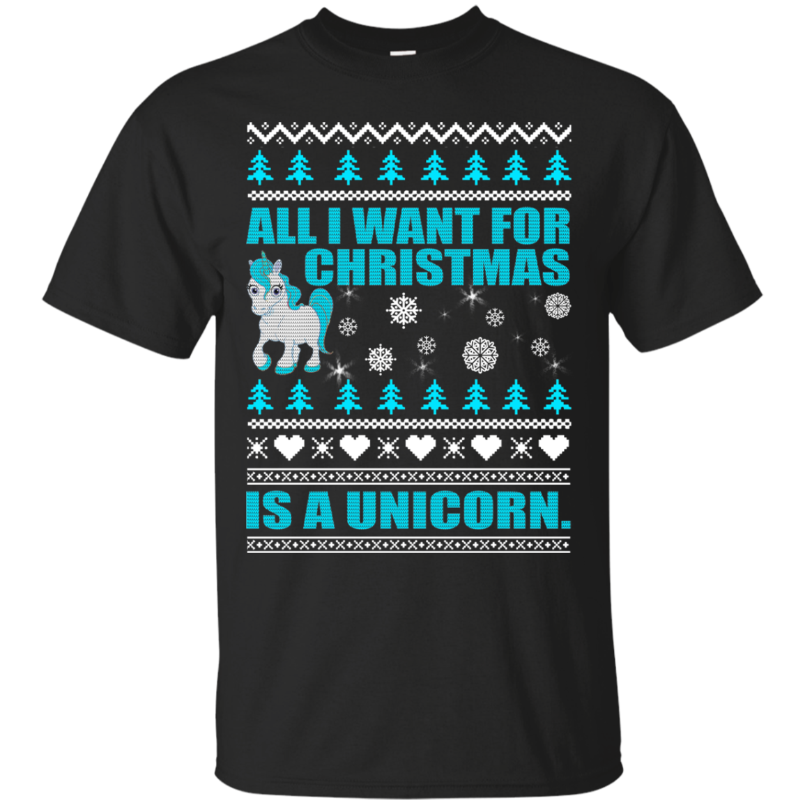 All I Want For Christmas Is A Unicorn Christmas Sweater - TeeDragons