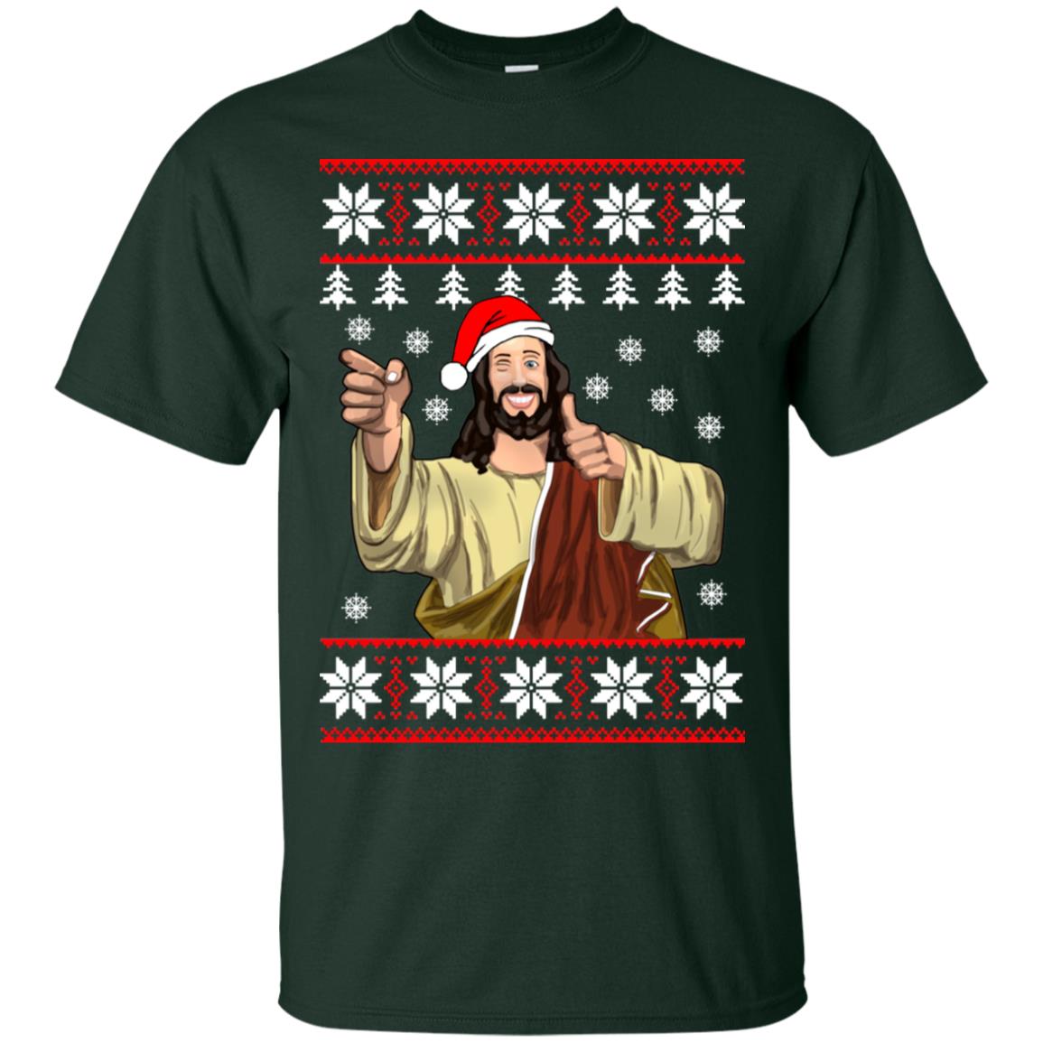 Jesus Smile Ugly Christmas Sweater - TeeDragons