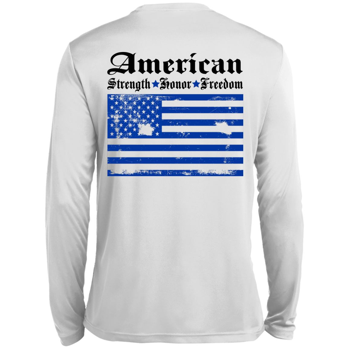 American - Strength - Honor - Freedom Shirt, Hoodie - Back Design - TeeDragons
