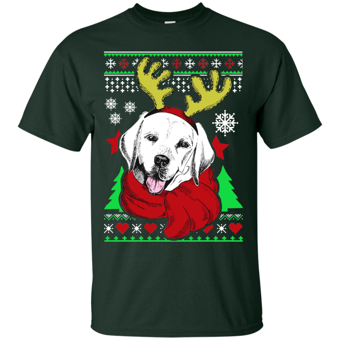 Labrador Ugly Christmas Sweater - TeeDragons