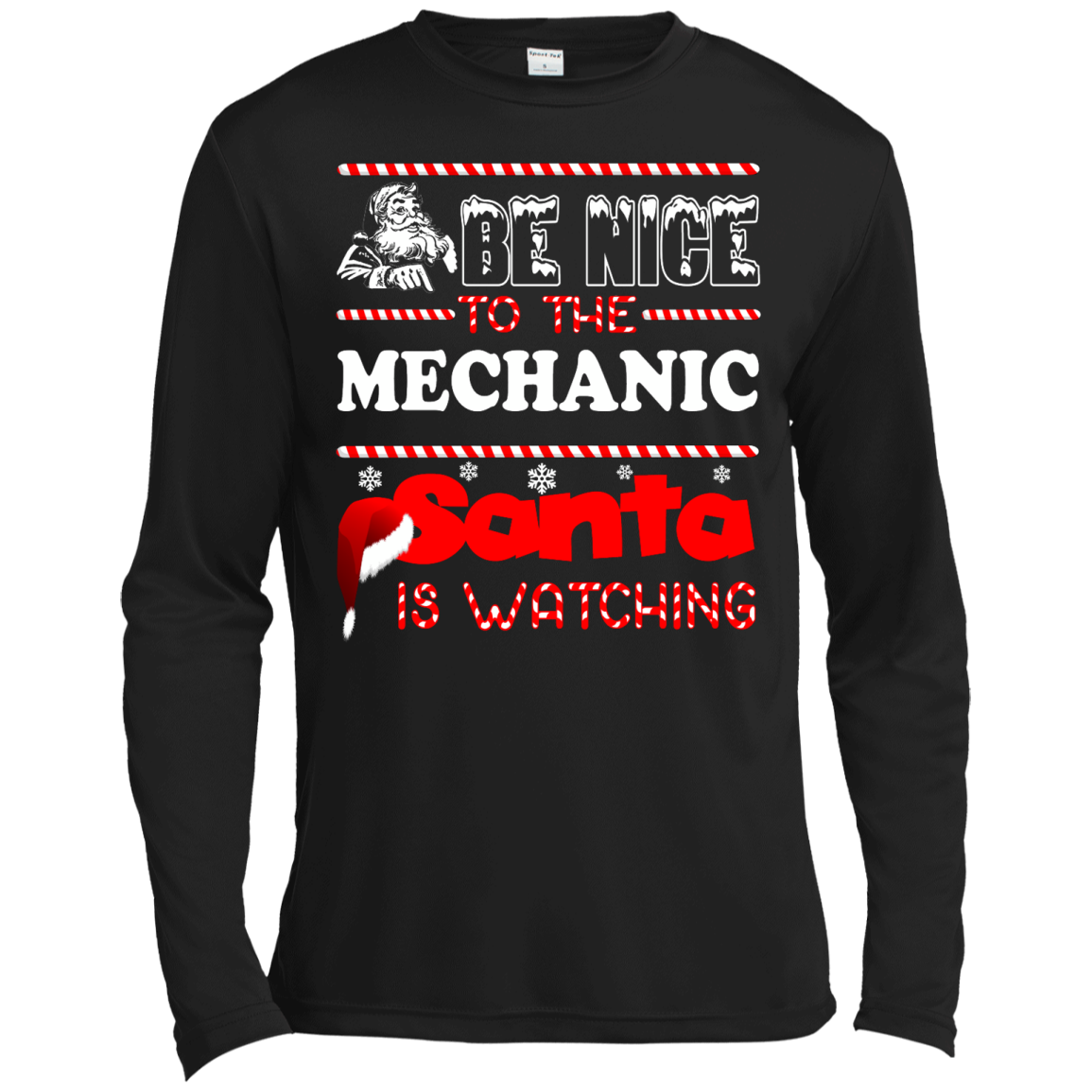 Be Nice To The Mechanic Santa Is Watching Shirt, Hoodie, Tank - TeeDragons