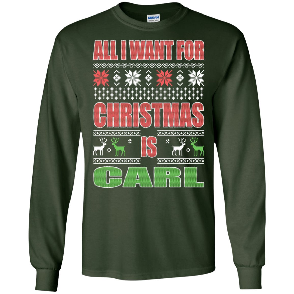 All I Want For Christmas Is Carl Sweater - TeeDragons