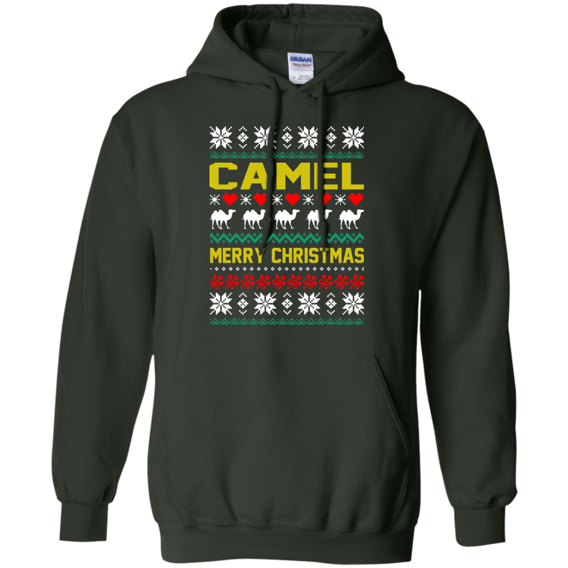 Camel Merry Christmas Sweater, Hoodie - TeeDragons