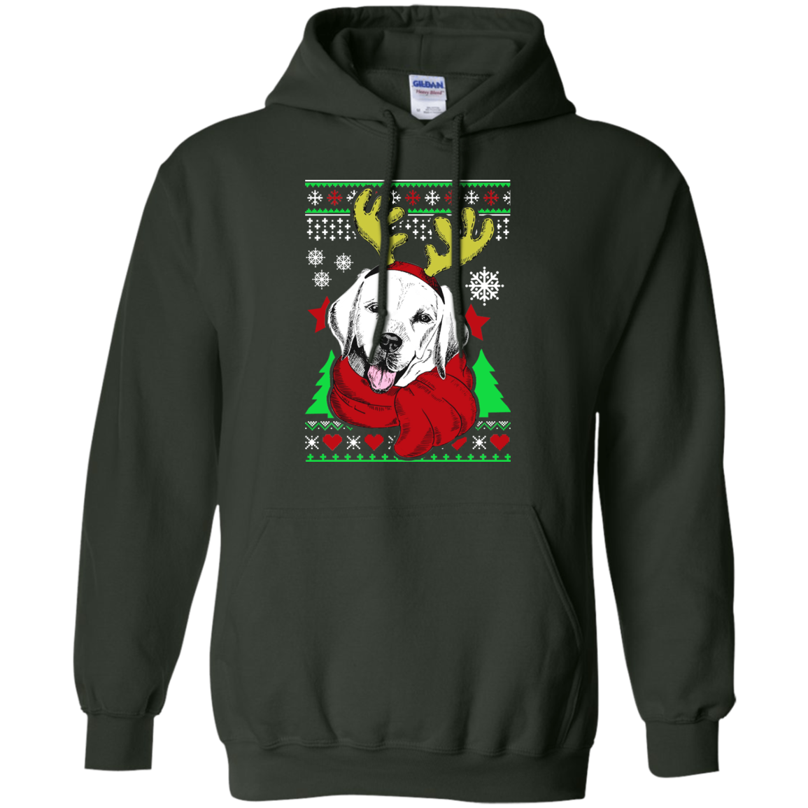 Labrador Ugly Christmas Sweater - TeeDragons