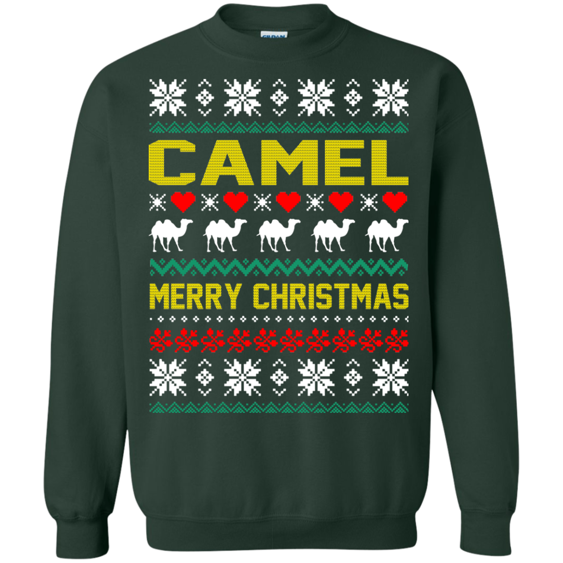 Camel Merry Christmas Sweater, Hoodie - TeeDragons