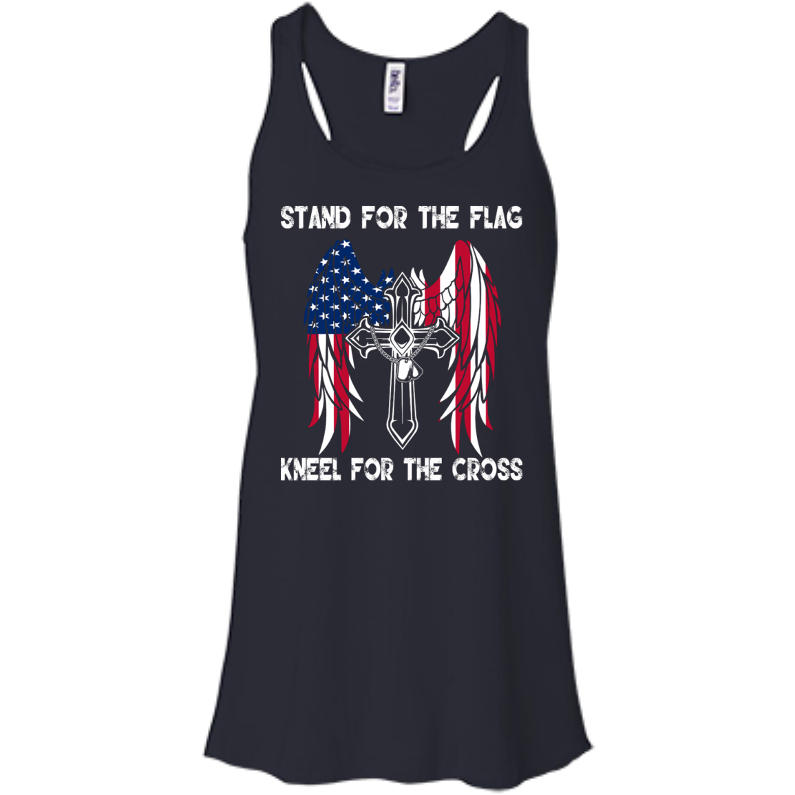 Stand For The Flag Kneel For The Cross Shirt, Hoodie, Tank - TeeDragons