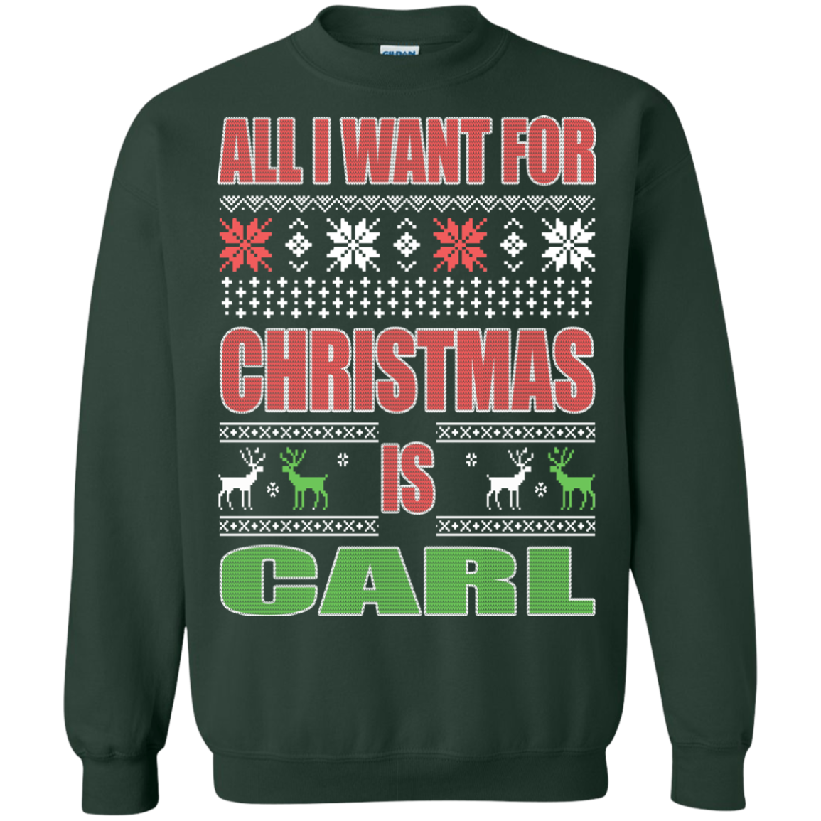 All I Want For Christmas Is Carl Sweater - TeeDragons