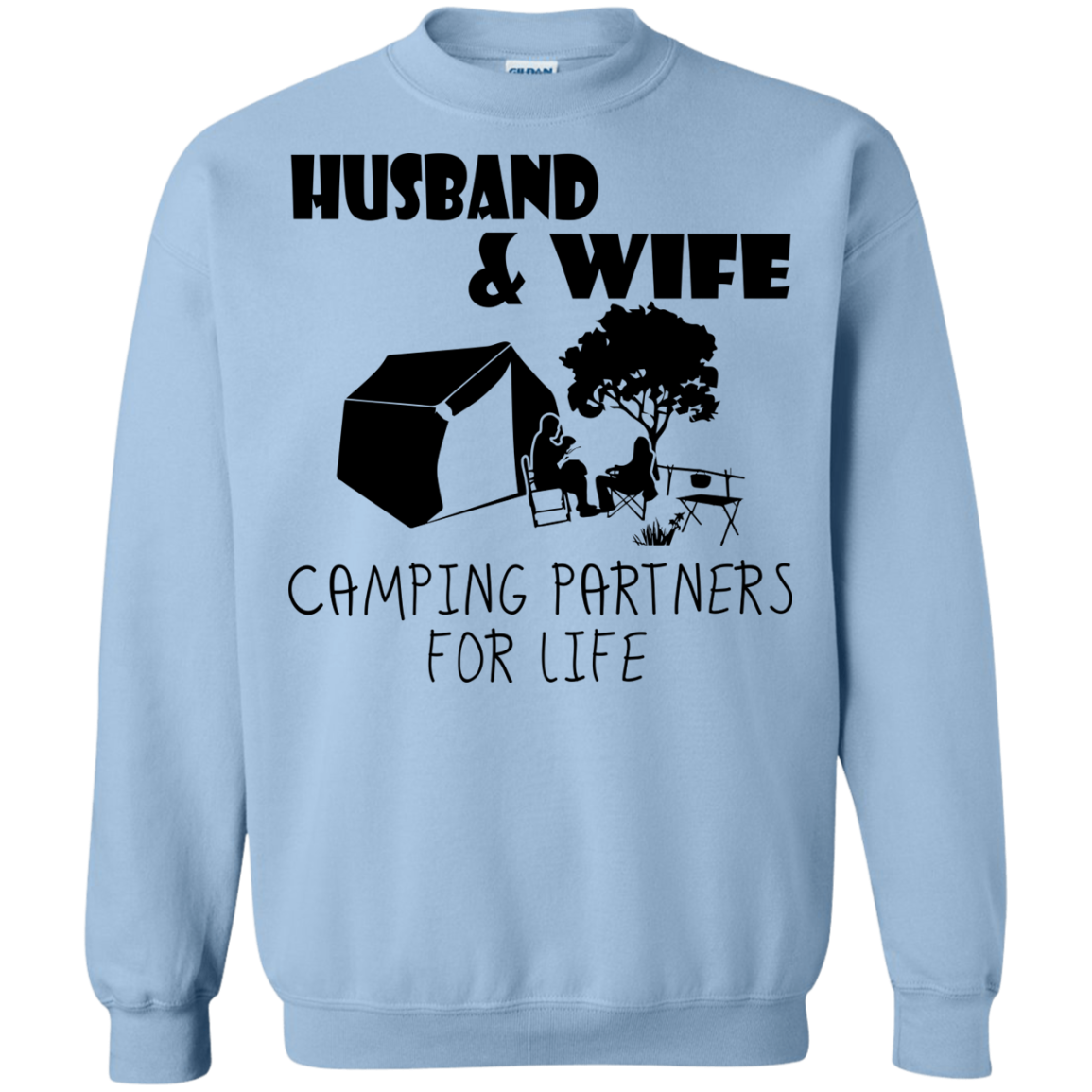 Husband And Wife - Camping Partners For Life Shirt, Hoodie, Tank - TeeDragons