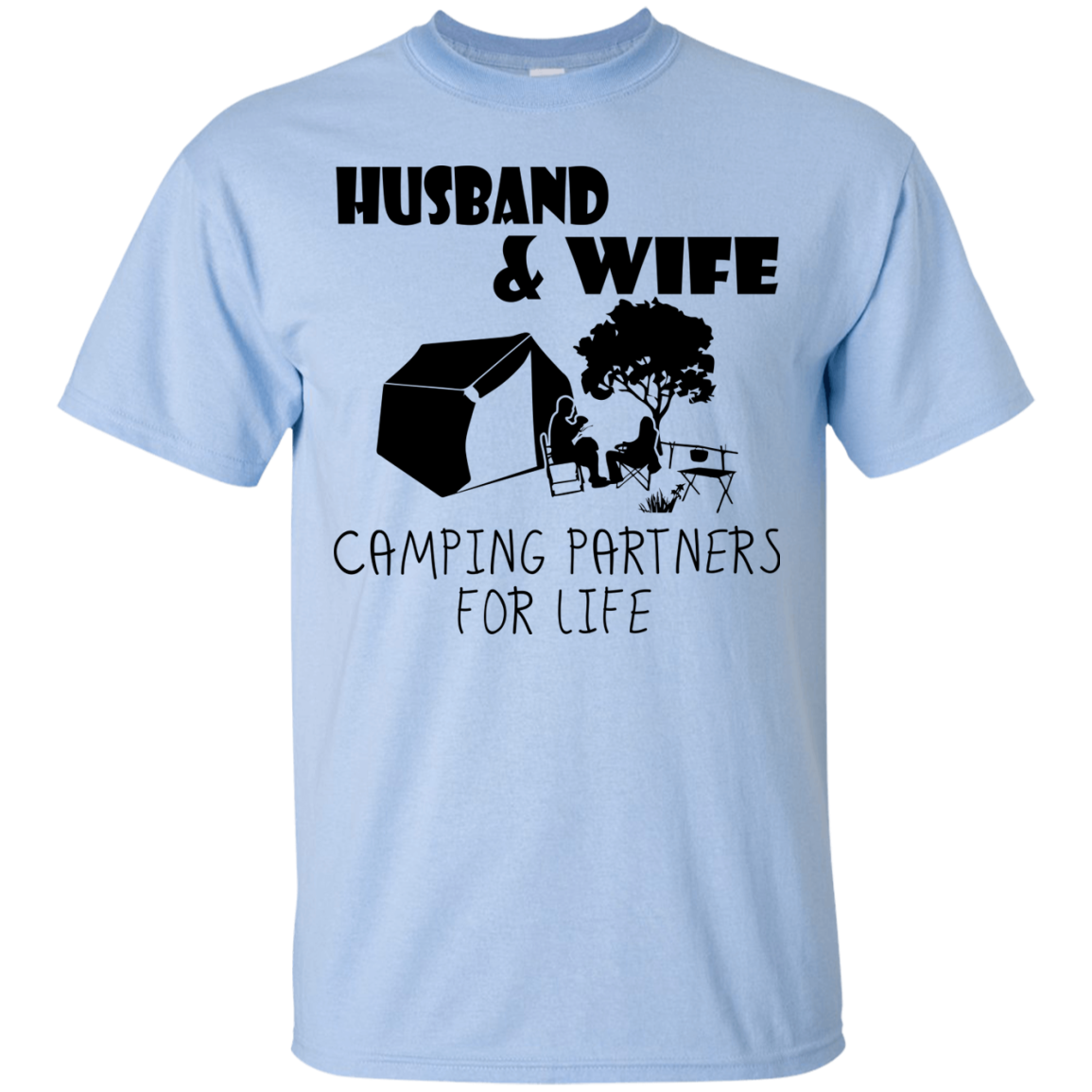Husband And Wife - Camping Partners For Life Shirt, Hoodie, Tank - TeeDragons