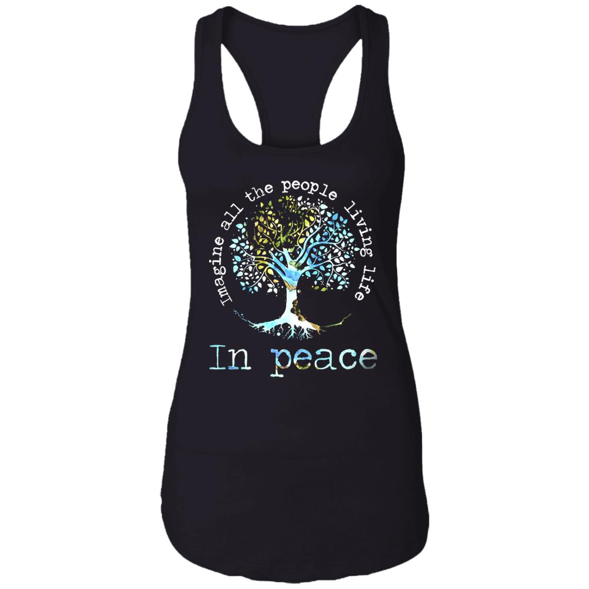 Imagine All People Living On The Tree Of Life Shirt