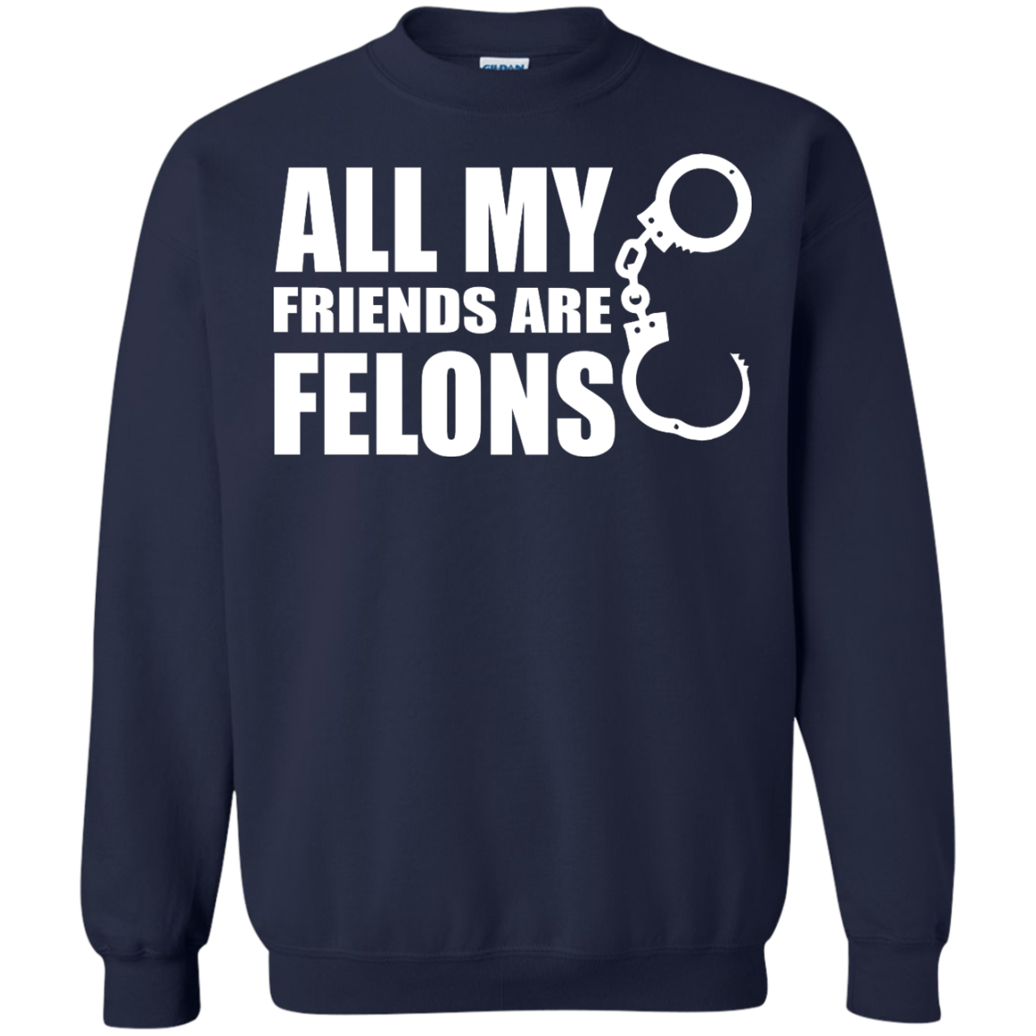 All My Friends Are Felons Shirt, Hoodie, Tank - TeeDragons