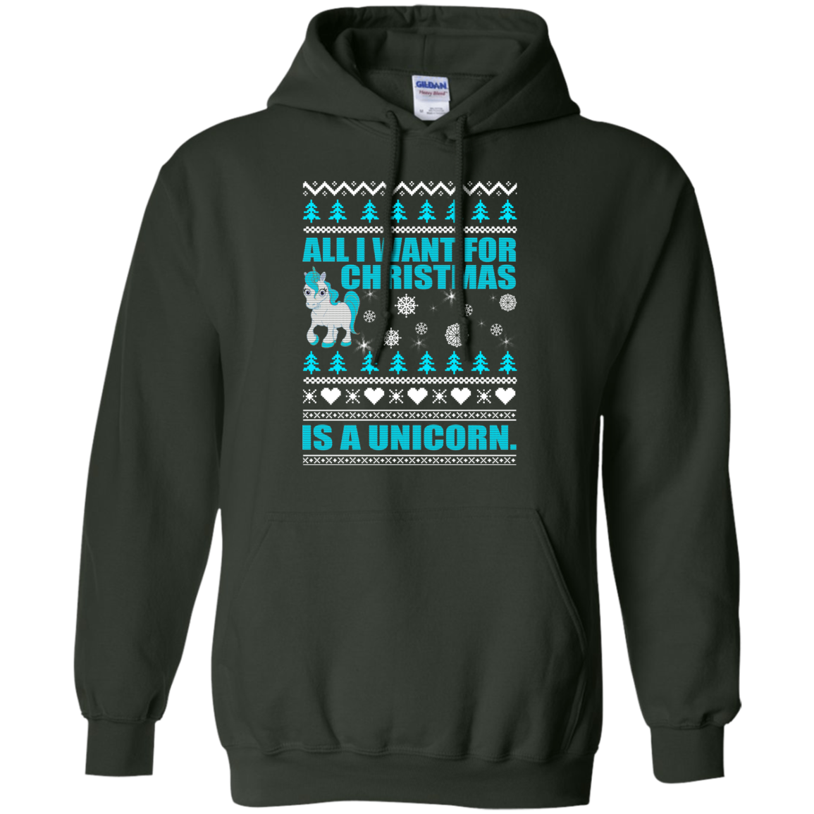 All I Want For Christmas Is A Unicorn Christmas Sweater - TeeDragons