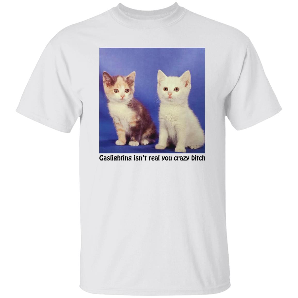Cats – Gaslighting Isn’t Real You Crazy Bitch Shirt
