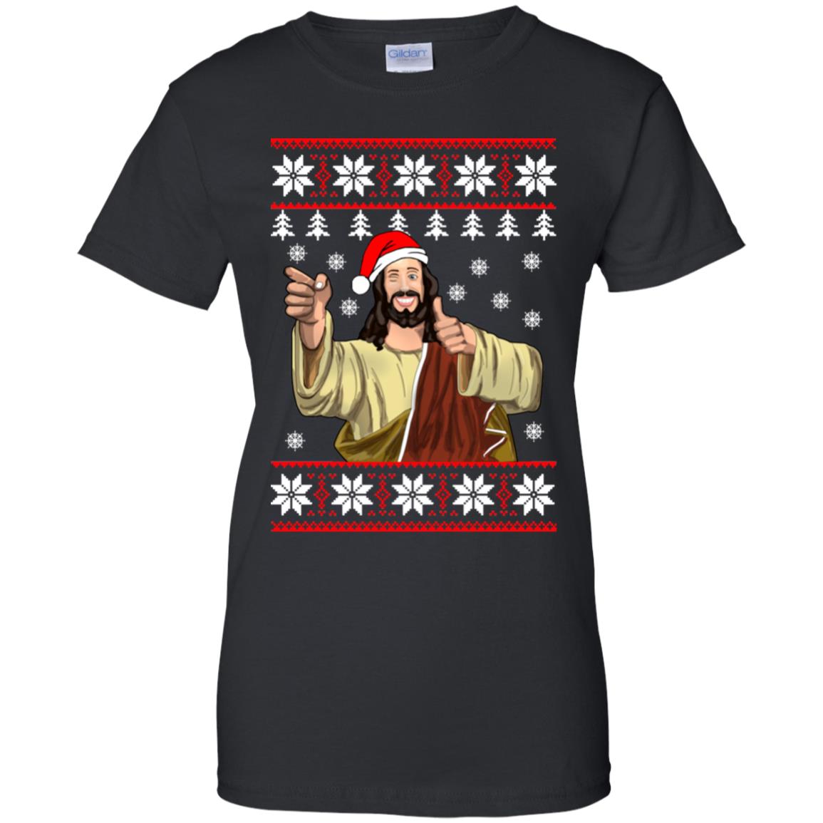 Jesus Smile Ugly Christmas Sweater - TeeDragons