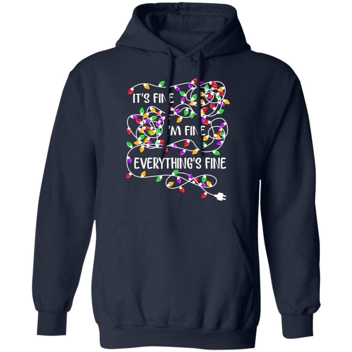 Christmas Lights - It's Fine I'm Fine Everything's Fine Shirt