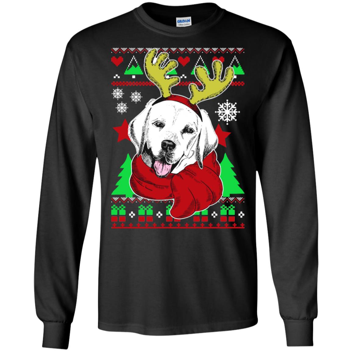 Labrador Ugly Christmas Sweater - TeeDragons