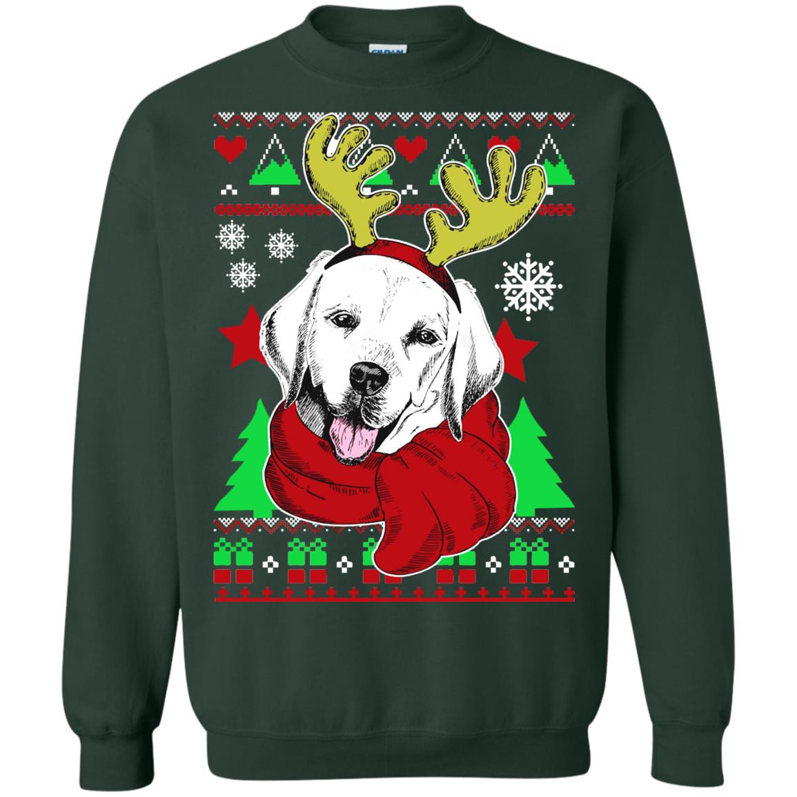Labrador Ugly Christmas Sweater - TeeDragons