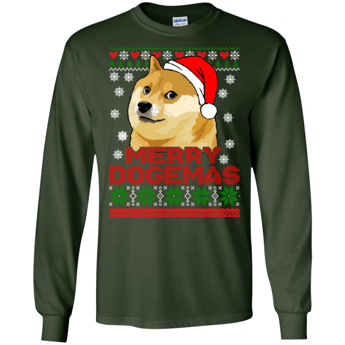Merry Dogemas Christmas Sweater - TeeDragons