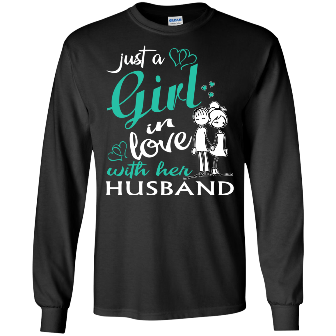 Just A Girl In Love With Her Husband Shirt, Hoodie, Tank - TeeDragons