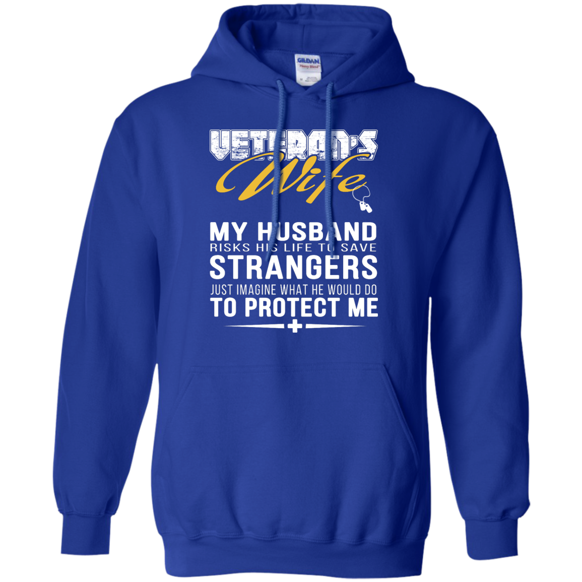 Veteran's Wife - Husband Protect Me T-Shirt, Hoodie, Tank - TeeDragons