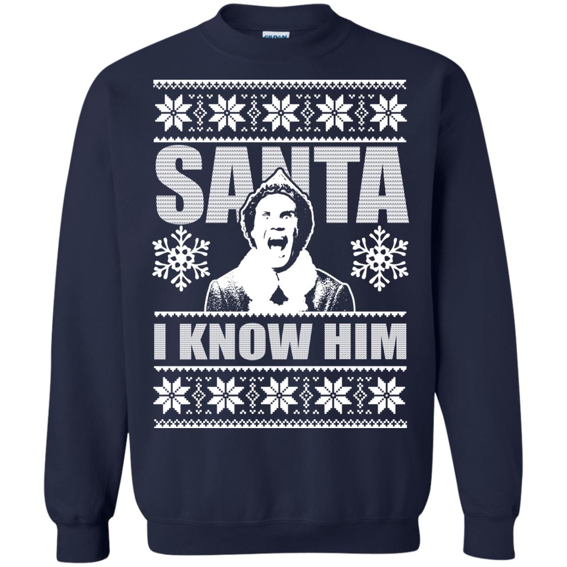 Santa I Know Him Christmas Sweater - TeeDragons