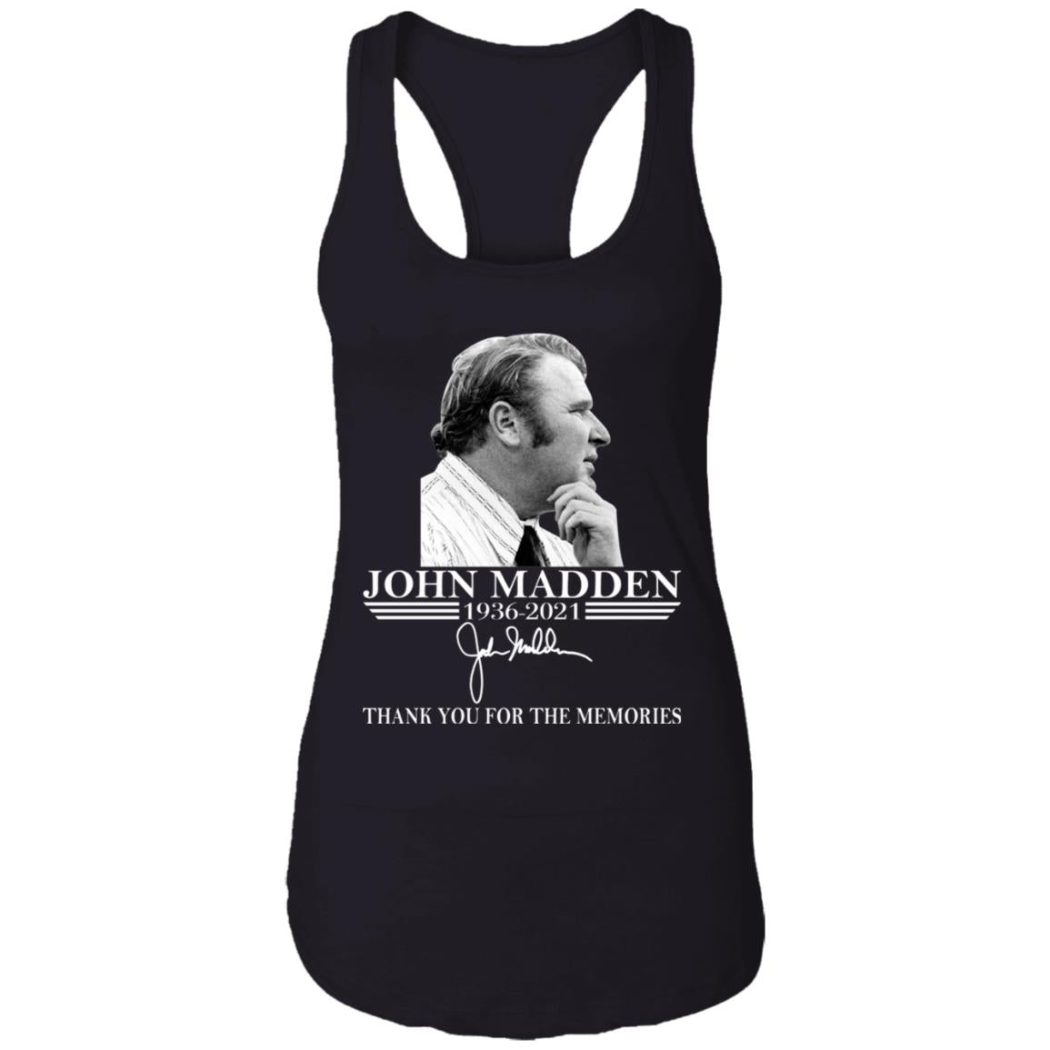 John Madden - Thank You For The Memories Shirt